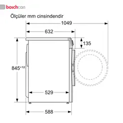 ماشین لباسشویی بوش WGA141X0TR-ماشین لباسشویی بوش مدل WGA141X0TR ⋆ فروشگاه اینترنتی انحصاری محصولات بوش