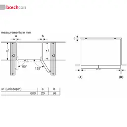 یخچال ساید بای ساید بوش مدل KAI93VI30M