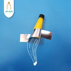 بطری پلاستیکی پت مخروطی کوچک با درب پلاستیکی | 150 سی‌سی | بسته 300 تایی