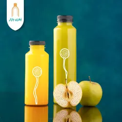 بطری پلاستیکی پت مینیمال بزرگ با درب پلاستیکی | 500 سی‌سی | بسته 150 تایی