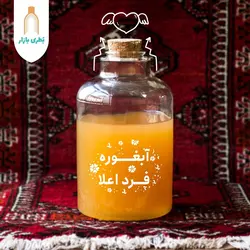 بطری شیشه‌ای آمازون بزرگ با درب چوب پنبه‌ای | 1.5 لیتری | بسته 1 عددی