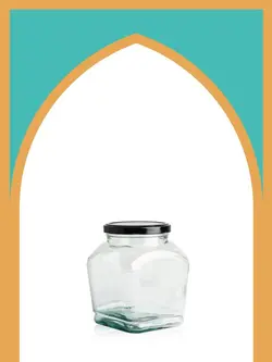 جار شیشه‌ای ماتیسا بزرگ با درب فلزی | 750 سی‌سی | بسته 24 تایی