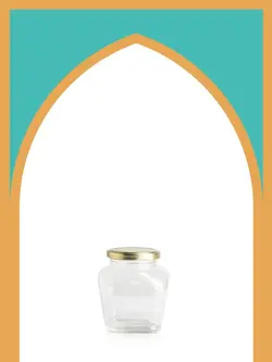 جار شیشه‌ای ماتیسا کوچک با درب فلزی | 350 سی‌سی | بسته 36 تایی