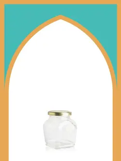 جار شیشه‌ای ماتیسا کوچک با درب فلزی | 350 سی‌سی | بسته 36 تایی