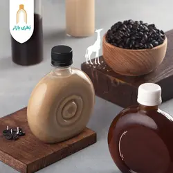 بطری پلاستیکی پت کتابی قطره با درب پلاستیکی | 350 سی‌سی | بسته 200 تایی