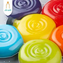 بطری پلاستیکی پت کتابی قطره با درب پلاستیکی | 350 سی‌سی | بسته 200 تایی