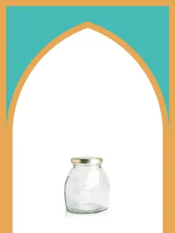 جار شیشه‌ای پریا بزرگ با درب فلزی | 500 سی‌سی | بسته 27 تایی