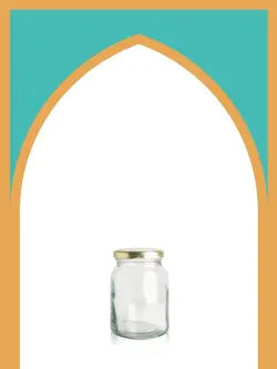 جار شیشه‌ای پریا بزرگ با درب فلزی | 500 سی‌سی | بسته 27 تایی