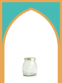 جار شیشه‌ای پریا کوچک با درب فلزی | 400 سی‌سی | بسته 36 تایی