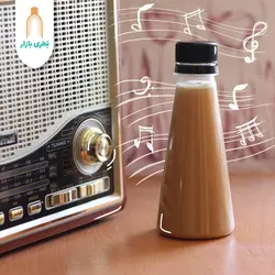 بطری پلاستیکی پت مخروطی بزرگ با درب پلاستیکی | 500 سی‌سی | بسته 150 تایی