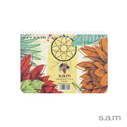 دفتر یادداشت با پرفراژ 10*15 سیم از 15 طرح960