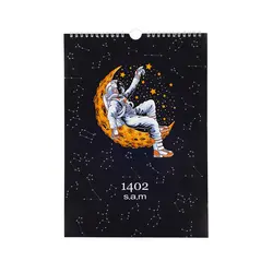 تقویم دیواری 1402 طرح فضانورد