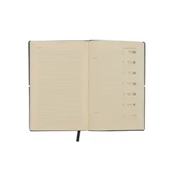 دفتر هفته شمار اروپایی 1402 جلد نرم مشکی