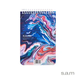 دفتر یادداشت با پرفراژ 10*15 سیم از 10 طرح 627