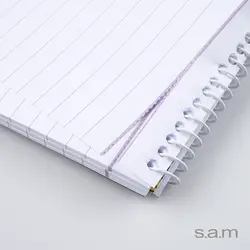 دفتر یادداشت با پرفراژ 10*15 سیم از 10 طرح 630