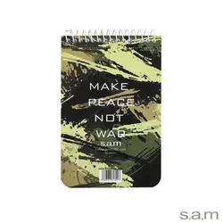 دفتر یادداشت با پرفراژ 10*15 سیم از 10 طرح 629