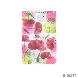 دفتر یادداشت با پرفراژ 10*15 سیم از 10 طرح 631