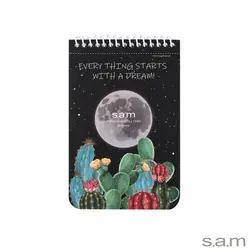 دفتر یادداشت با پرفراژ 10*15 سیم از 10 طرح 632