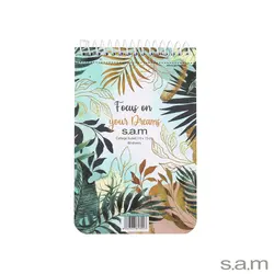 دفتر یادداشت با پرفراژ 10*15 سیم از 10 طرح 635