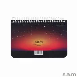 دفتر یادداشت با پرفراژ 10*15 سیم از 15 طرح 717