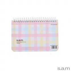 دفتر یادداشت با پرفراژ 10*15 سیم از 15 طرح چهارخونه