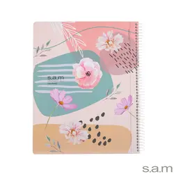 دفتر رحلی جلد سخت با پرفراژ طرح 526