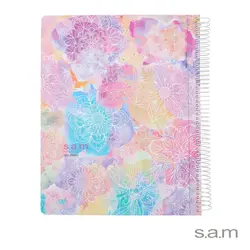 دفتر رحلی جلد سخت با پرفراژ طرح 157