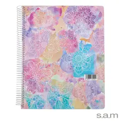 دفتر رحلی جلد سخت با پرفراژ طرح 157