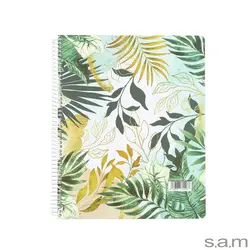 دفتر رحلی جلد سخت با پرفراژ طرح 528