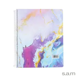 دفتر رحلی جلد سخت با پرفراژ طرح 529