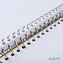 کلاسور با قفل فلزی 26 حلقه همراه یدک طرح 608