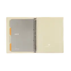 کلاسور با قفل فلزی 26 حلقه همراه یدک طرح 608