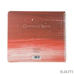 دفتر خشتی با پرفراژ و جداکننده طرح 536