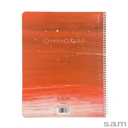 دفتر رحلی با پرفراژ و جدا کننده طرح 518