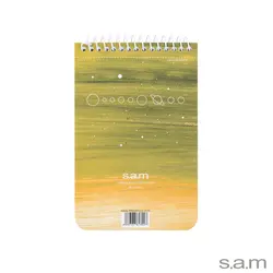 دفتر یادداشت با پرفراژ 10*15 سیم از 10 طرح 633