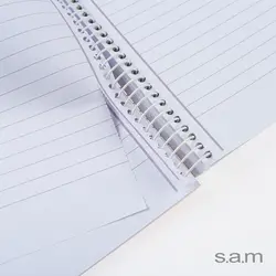 دفتر رحلی با پرفراژ و جدا کننده طرح 894