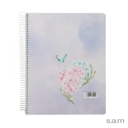 دفتر رحلی جلد سخت با پرفراژ طرح 945