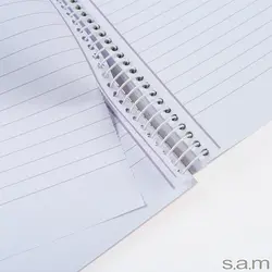 دفتر رحلی جلد سخت با پرفراژ طرح 947