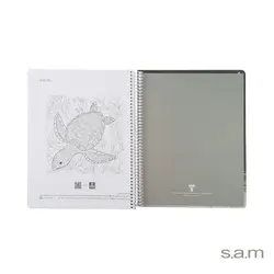 دفتر رحلی جلد سخت با پرفراژ طرح 947