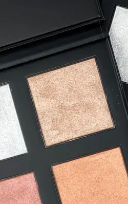 پالت هایلایتر رولوشن مدل4K Highlighter Palette - Rose Gold