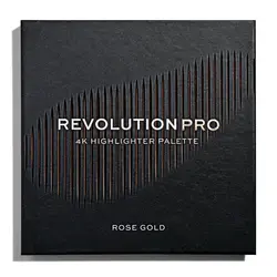 پالت هایلایتر رولوشن مدل4K Highlighter Palette - Rose Gold