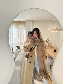 شال بافت پاییزه-زمستانه کد 20010