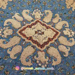رومیزی ترمه سرمه دوزی