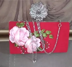 کیف کلاج روبان دوزی