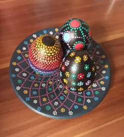 تخم مرغ سفالی سفره هفت سین