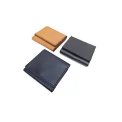 کیف پول جیبی برش لیزری مدل kpj01 - چرماویز