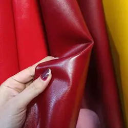 چرم بزی آلبالویی ابروباد - چرماویز