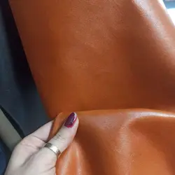 چرم گاوی عسلی ساده - چرماویز