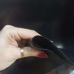 چرم گاوی مشکی ساده - چرماویز