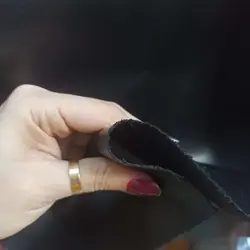 چرم گاوی مشکی ساده - چرمآویز